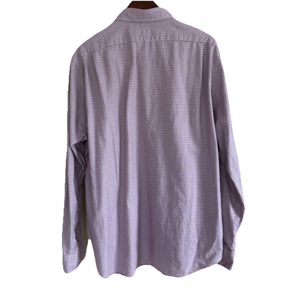 Polo Ralph Lauren Purple Brown White Plaid Button Down Flannel Shirt Men's XXL - Picture 3 of 13